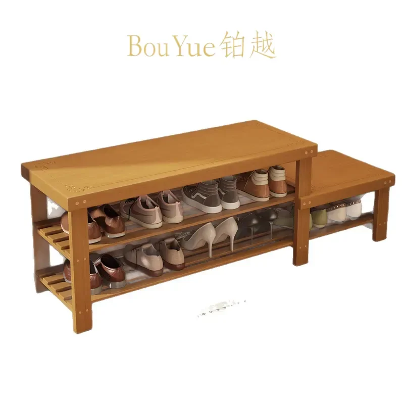 Multi Layer Shoe Rack Bench with Storage Simple Entryway Organizer Stool for Living Room Hallway Apartment Space Saving