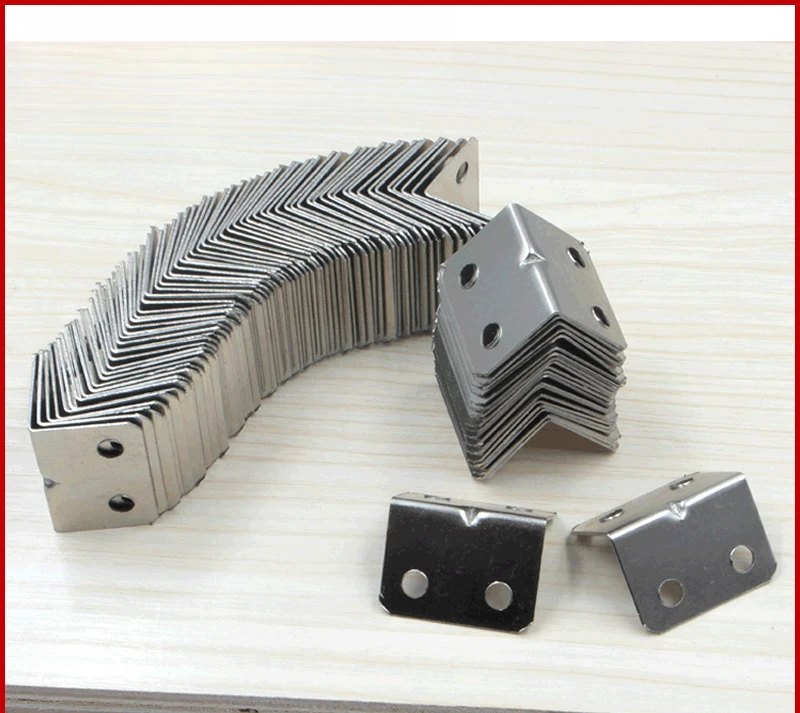 

10pcsAngle Iron Plank Table, Chair, Cabinet, Wardrobe Fixed Connector 90 Degrees Right Angle L-shaped Support
