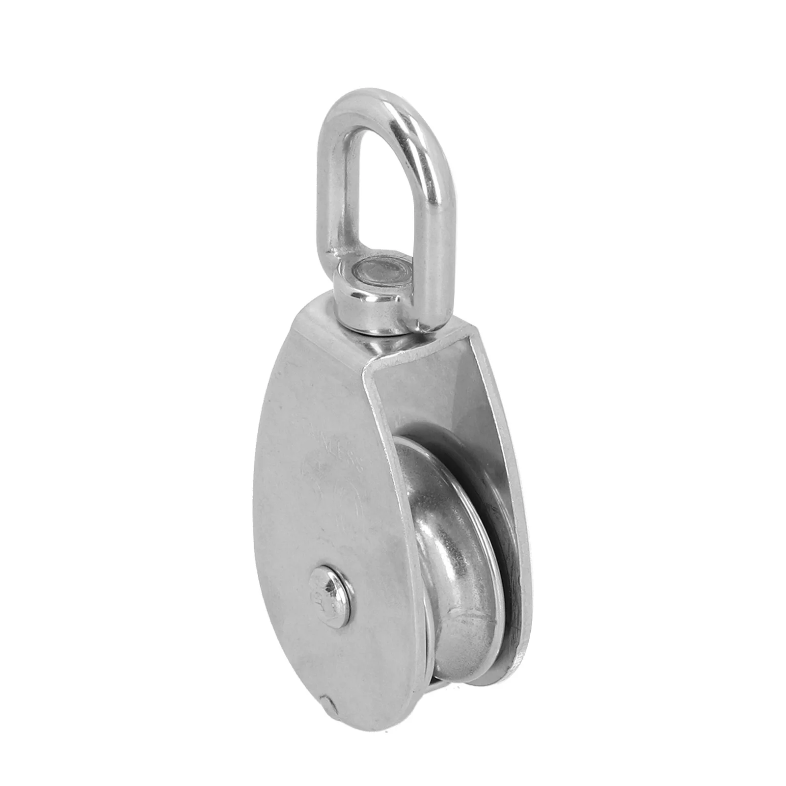 50mm 316 Stainless Steel Pulley Spinning 360° Single Lifting Wheel Tool Universal for Ship Boat