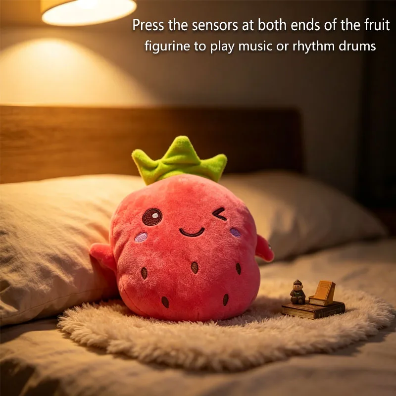 Juguete Musical Creativo con Forma de Plátano, Inducción Musical, Interactivo para Padres e Hijos, Muñeco de Peluche que Cultiva la Capacidad de Percepción Musical