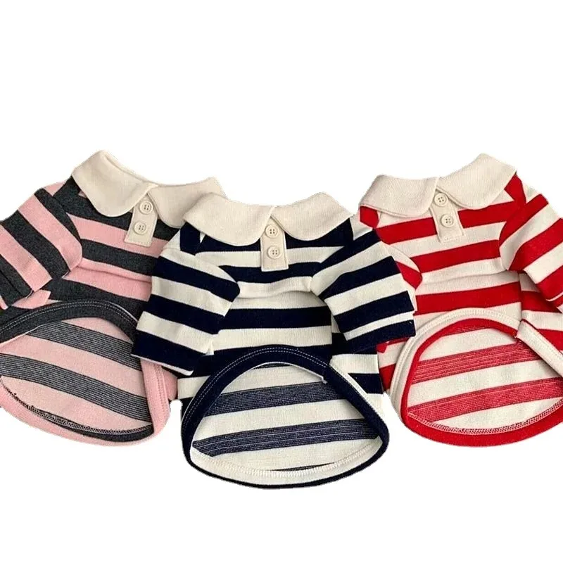 Striped Summer Dog Polo 5