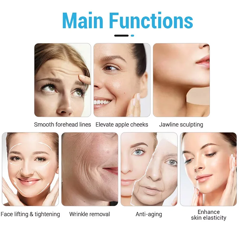 منتج جديد آلة تحفيز عضلات الوجه لشد الوجه آلة شد الوجه المغناطيسية وإزالة التجاعيد ومكافحة الشيخوخة
