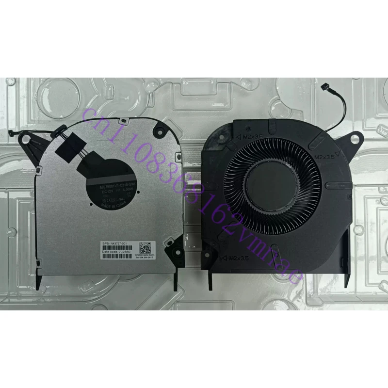 

FOR HP OMEN 9 Slim 16-U 16t-u TPN-C171 Fan N43727-001