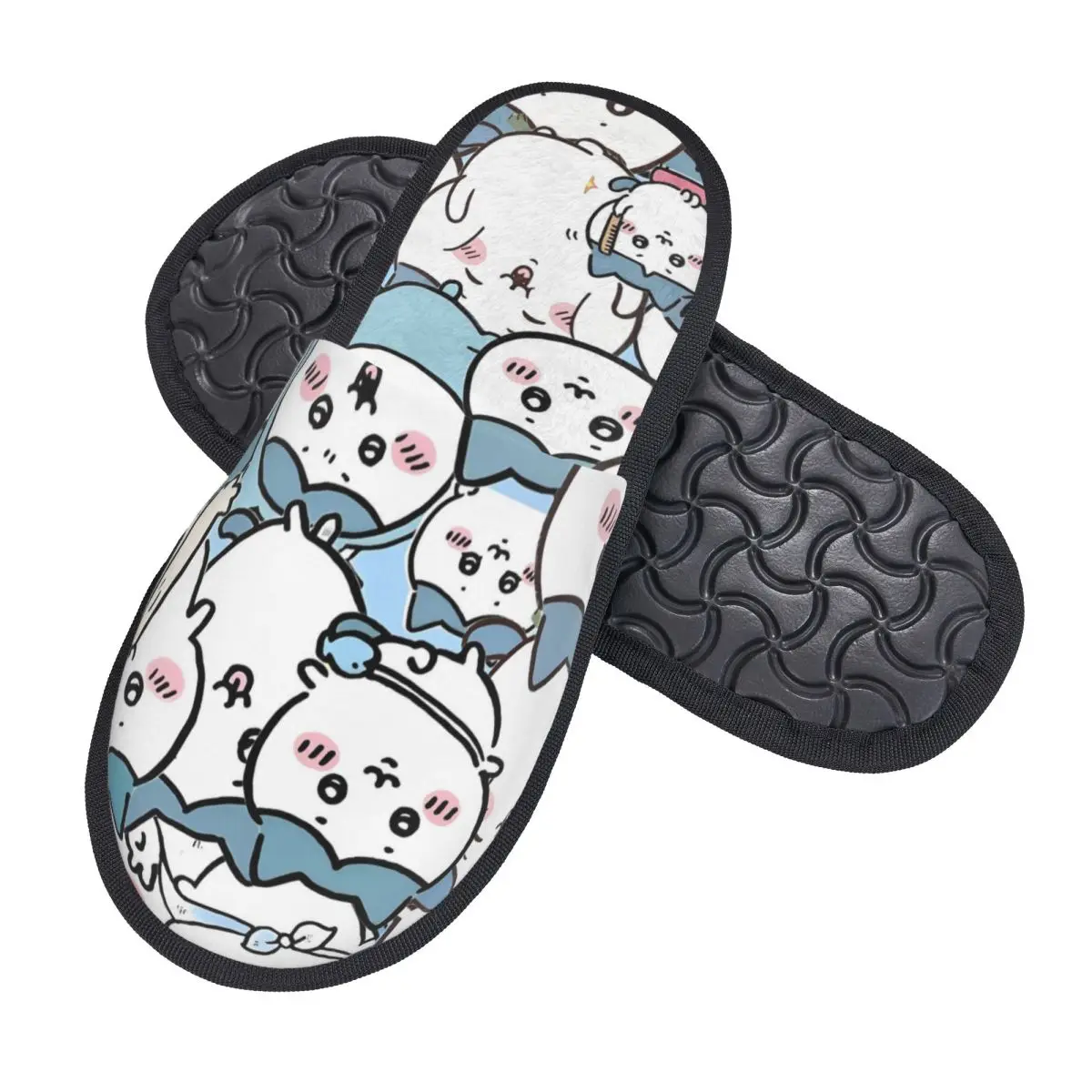 맞춤 만화 우우사기 코믹 게스트 슬리퍼 (스파 여성용, 따뜻한 실내 슬리퍼)