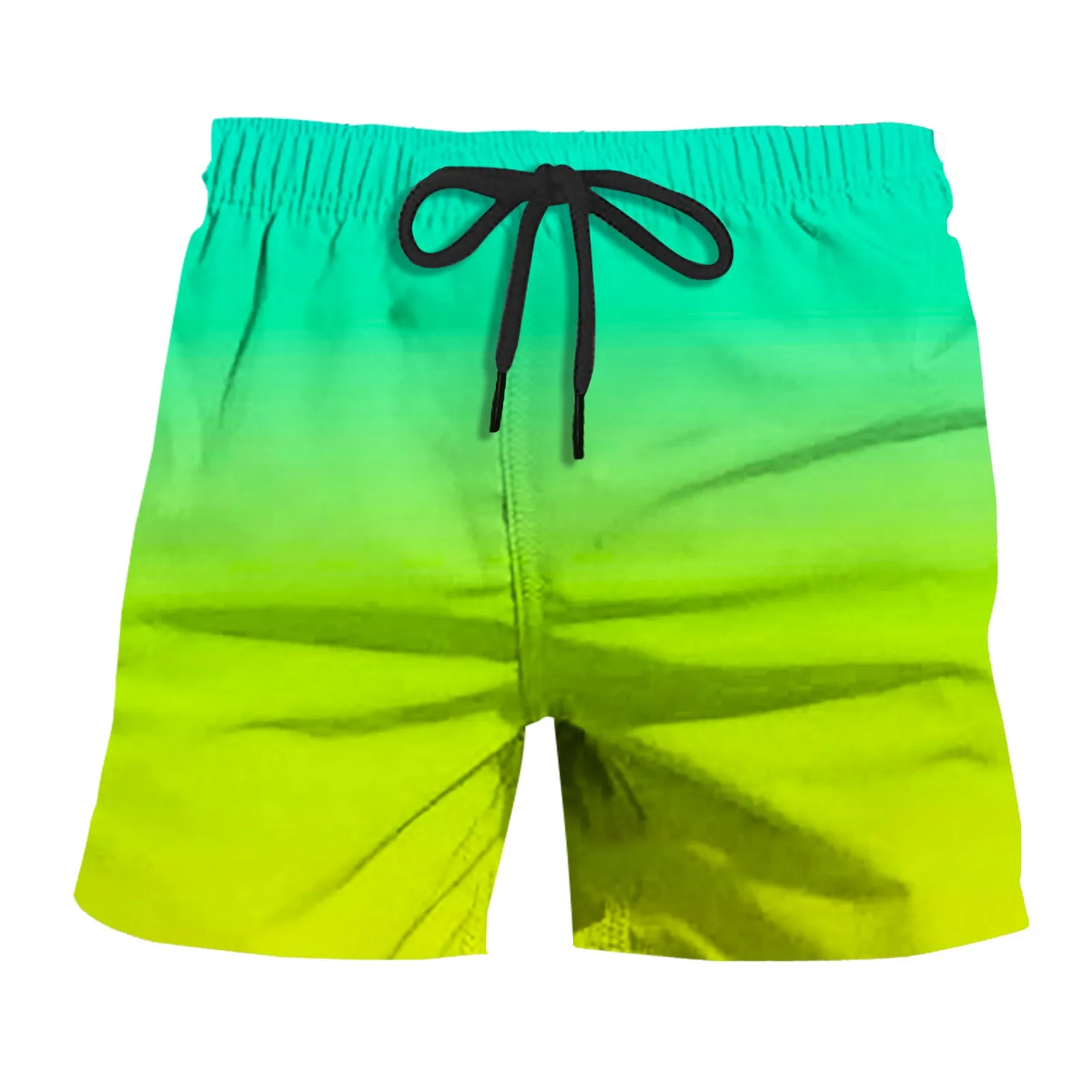 Swim Trunks Mens\' Swim Shorts Fashionable Gradient Beach Pants Summer Casual Trousers For Mens Tether Thin Cozy Male Shorts