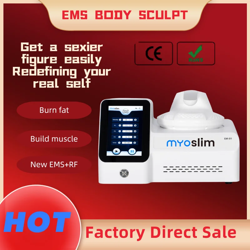 EMS NEO HI-EMT Muscle Sculpting MachinesEMS Body Stimulator for Slimming and Weight Loss650OW with Single Handle
