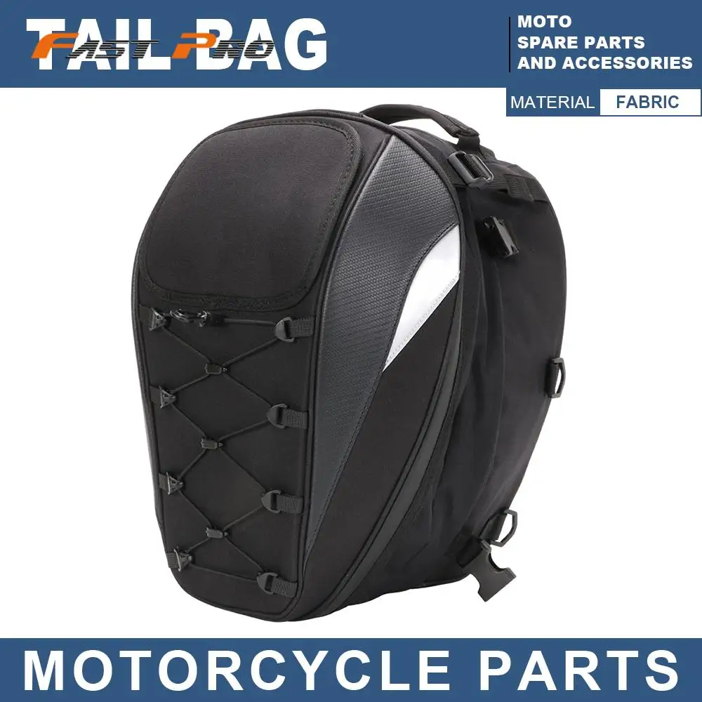 

Motorcycle Parts Waterproof Tail Bags Back Seat Bags Kit Travel Bag Motorbike Scooter Sport Luggage Rear Seat Rider Bag Pack