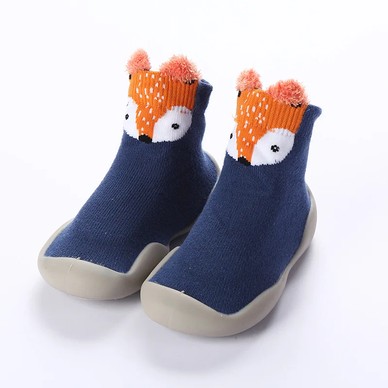 Spring and Fall Models of Children\'s Floor Socks Baby Silicone Soft Sole Floor Shoes Baby Indoor Non-slip Toddler Shoes