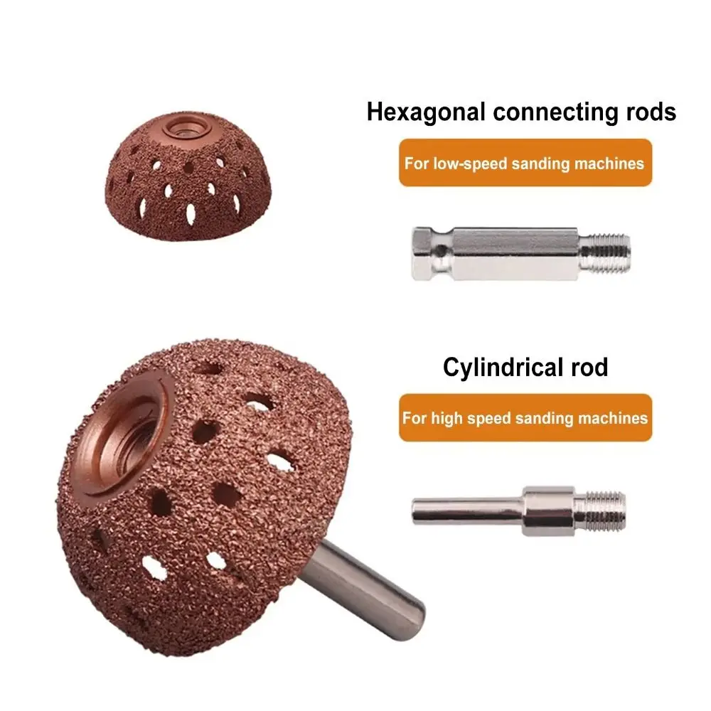 Tungsten Steel Tire Grinding Head Hemispherical High-Speed Tire Buffing Wheel Bowl Type Low-Speed Tire Repair Tool Buffing Wheel