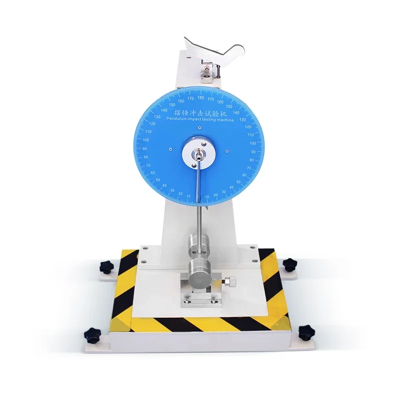 Pendulum impact testing machine Plastic film ceramic cantilever beam Metal detection Simply supported beam Experimental