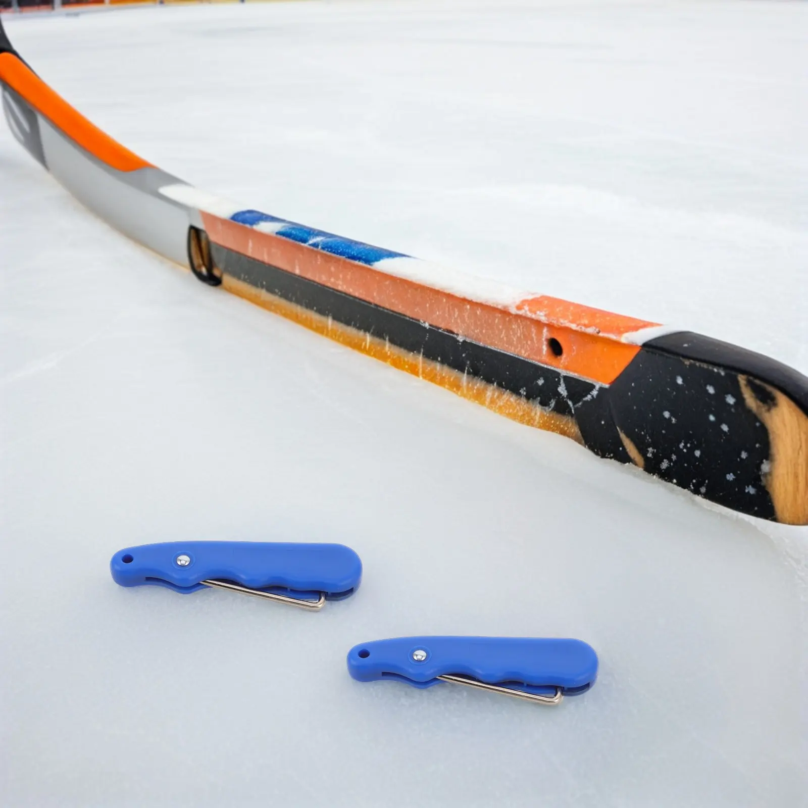 2Pcs Ice Hockey Lace Tightener Foldable Skate Lace Puller Tool for Ice Skates Roller Skates Anti-Slip Portable Skate Key view 4