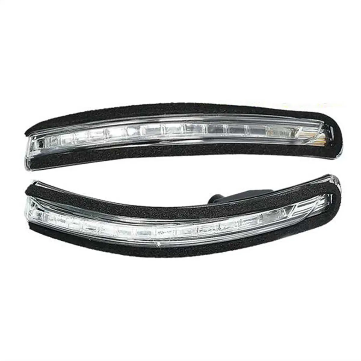 #12E (Black & Transparent)Car Rearview Mirror LED Turn Signal Light for KIA Rio 12-16,Automotive Parts & Accessories
