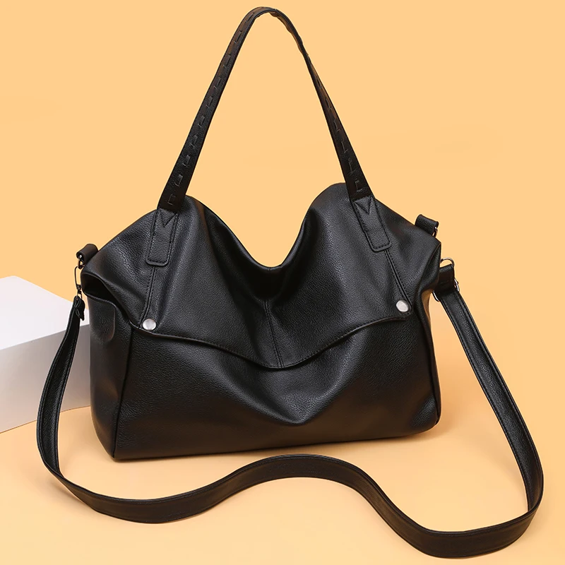 2025 Autumn New Large Capacity Shoulder Bags Versatile Commute High Quality Tote Bag Concise Retro Casual Crossbody Bag