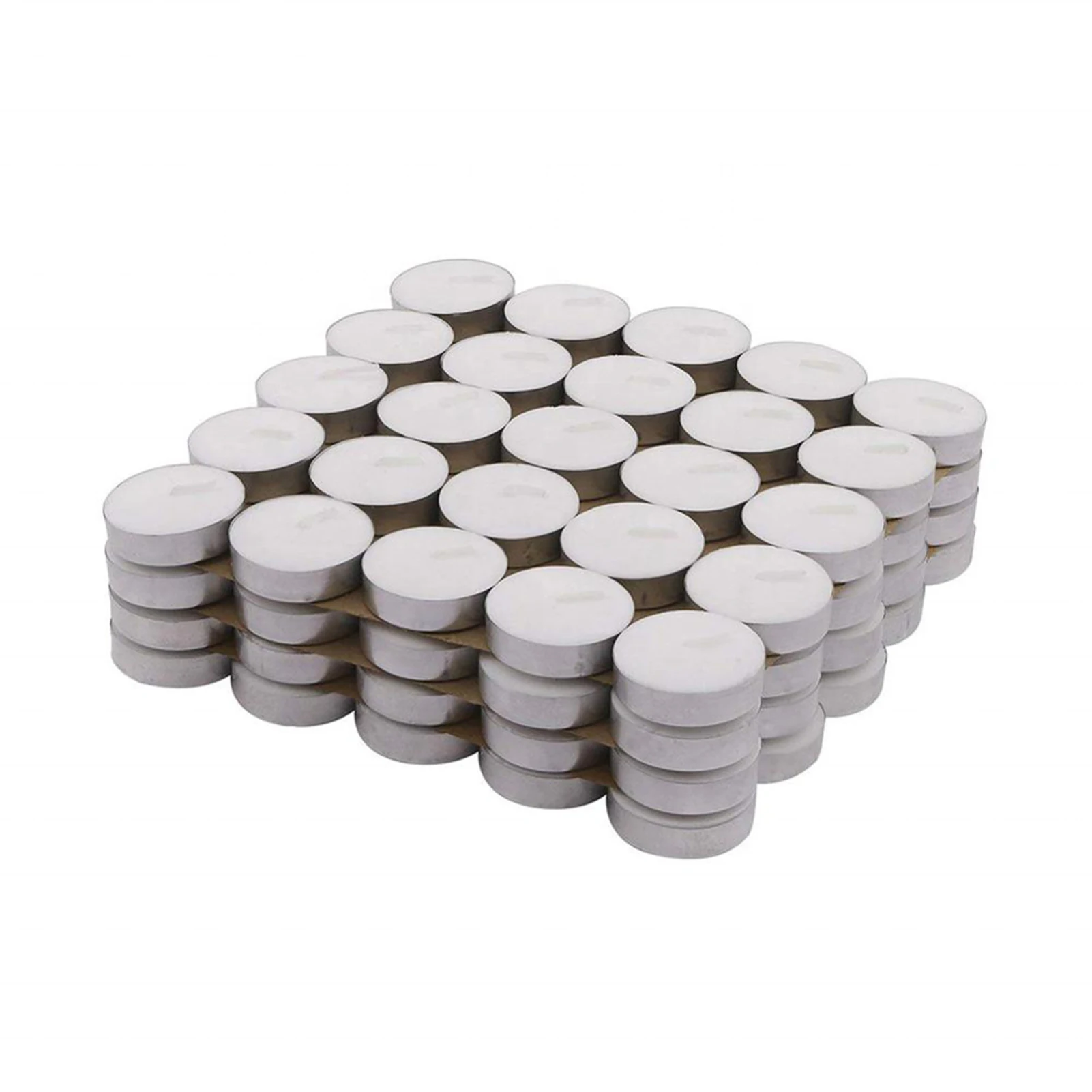 Tealight Candles Smokeless Tasteless White Tea Light Candles for Wedding Celebration 4 Hours Long Time Tea Light Candles