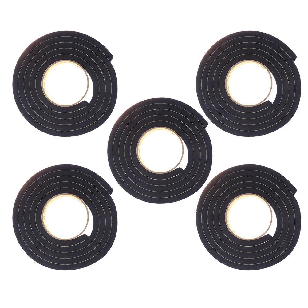 5개입 문틈막이, 고강도 도어 스윕 스트립, 강력 접착 방음 실란트 차단제, 욕실 방수 틈새용