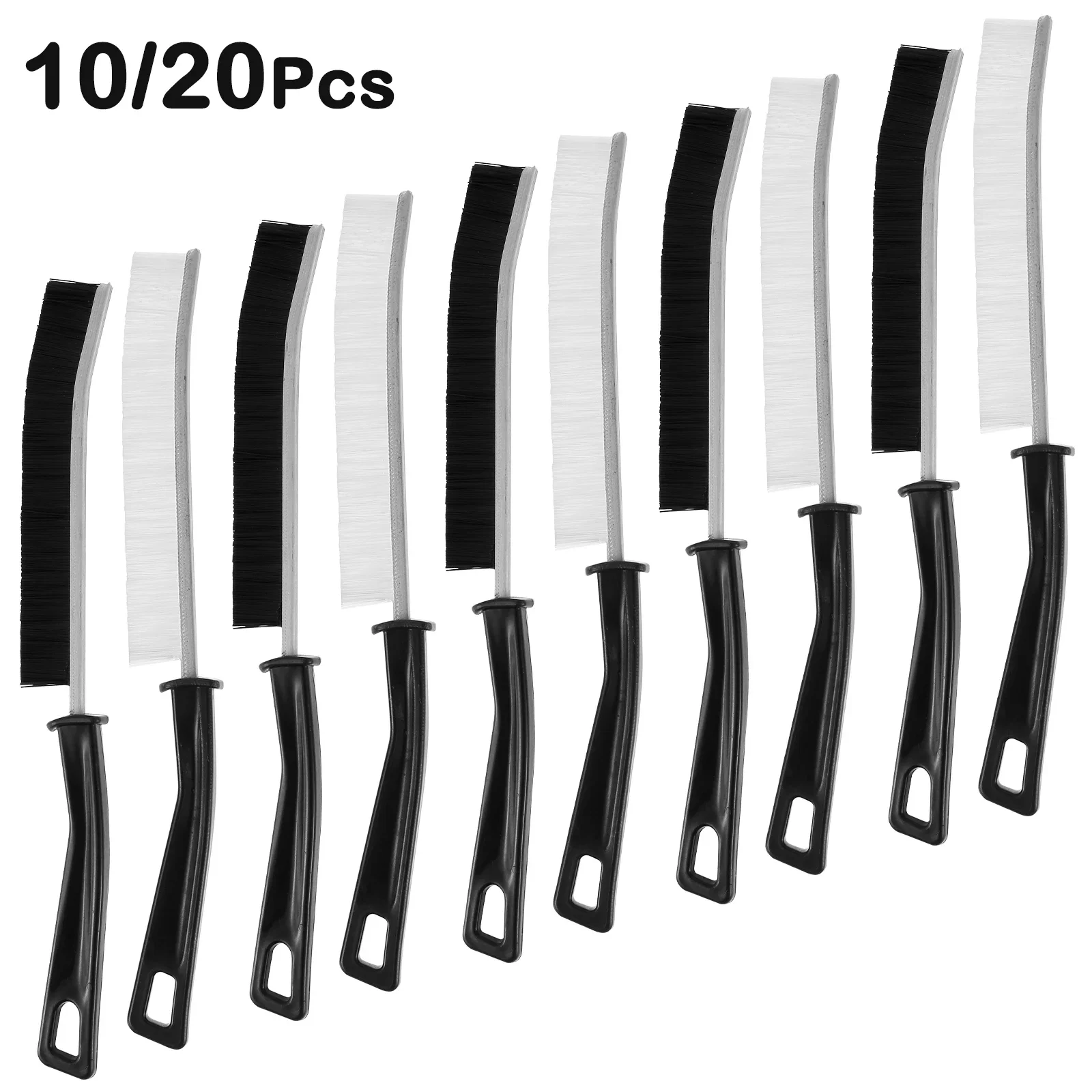 10/20Pcs Hard-Bristled Grout Gap Cleaning Brush Nylon Kitchen Toilet Tile Crevice Cleaner Brushes for Grooves Shower Floor Line