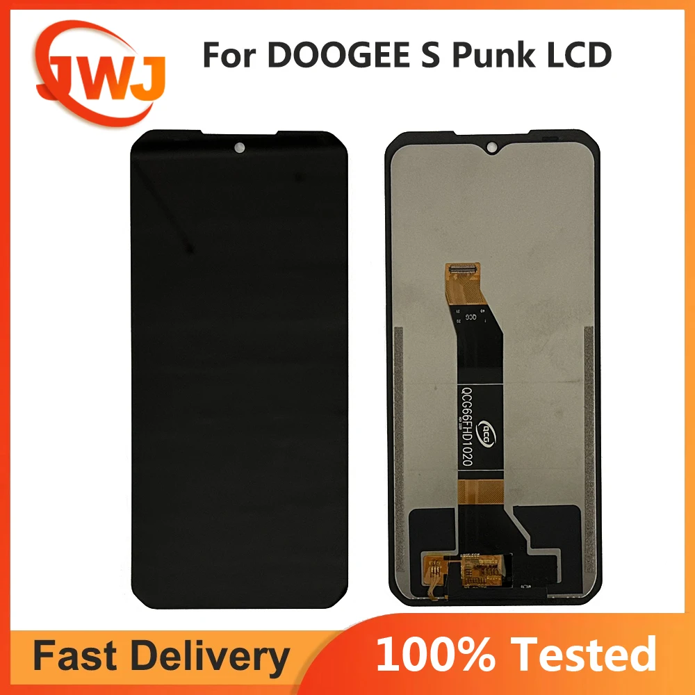 Pantalla LCD Original de 6,58 "para DOOGEE S Punk, montaje de pantalla táctil, repuesto probado para piezas de reparación