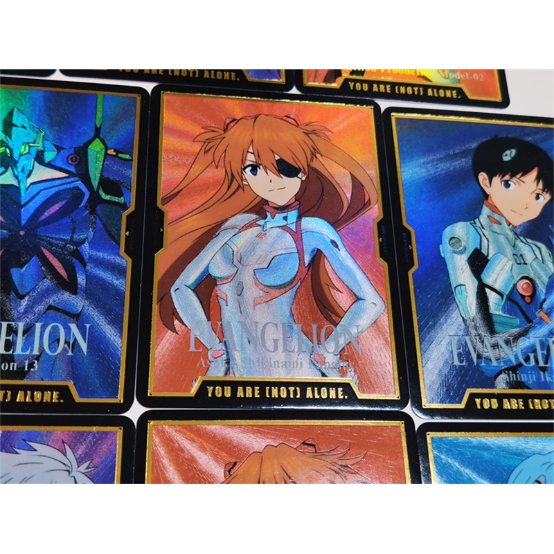 14Pcs/set Anime Neon Genesis Evangelion Asuka Langley Soryu Ayanami Rei Collection Card Toys Christmas Gift Diy Flash Card