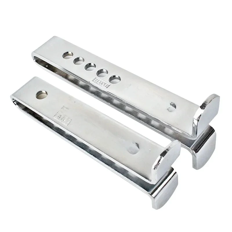 Universal Stainless Steel Vehicle Anti-Theft Lock 8/9 Holes Fit Clutch Brake Throttle and Steering Wheel for Most Cars