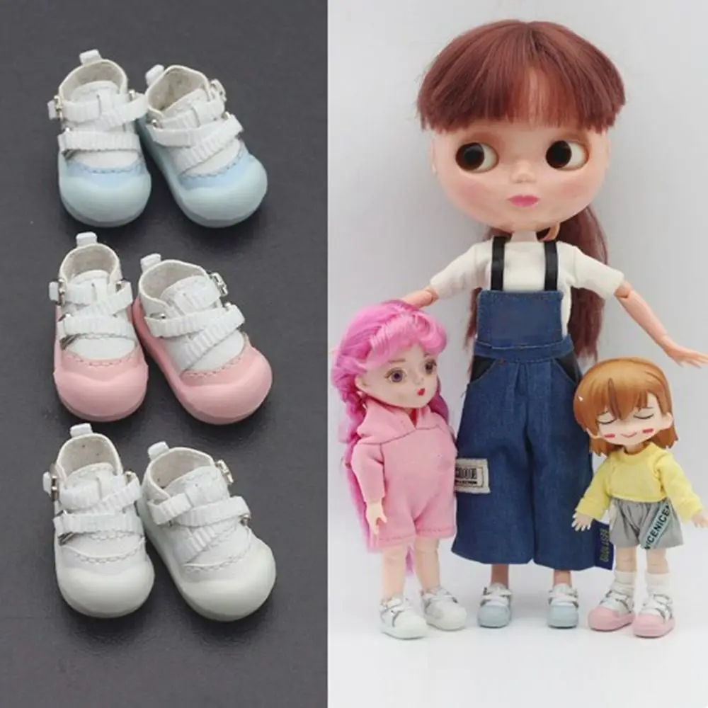 

Casual Doll Shoes Fashion DIY Gift Toys Leisure Sports Shoes Clothes Accessories Doll Sneakers for 1/12 BJD Dolls