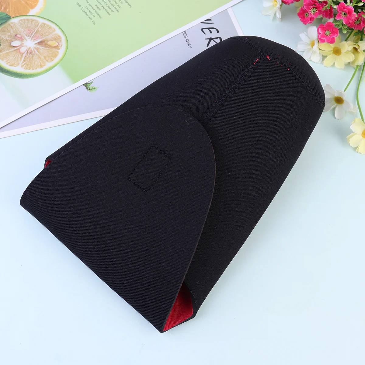 

2pcs SLR Camera Lens Bag Lens Package Lens Sleeve Thickened Diving -resistant and Crash-proof (Black S)