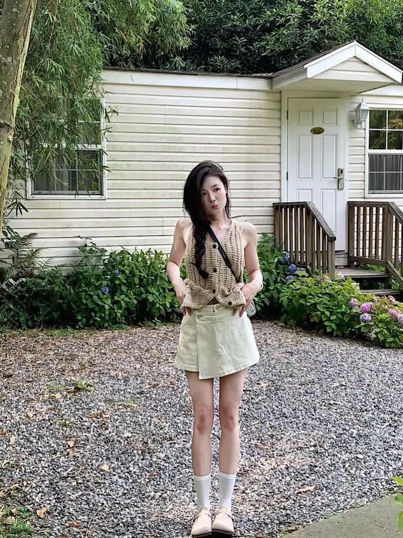 سترات الصدريات رقيقة المرأة سترة الرسن أعلى امرأة الخريف تويد مربوط صدرية مكان العمل مزاجه شركة أنيقة الحديثة مثير #3