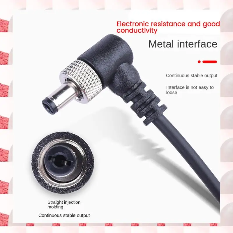 ABGN D-Tap ถึง DC Power สายเชื่อมต่อสายไฟฤดูใบไม้ผลิสายไฟล็อคสําหรับ BMPC/ATOMOS/BESTVIEW Monitor