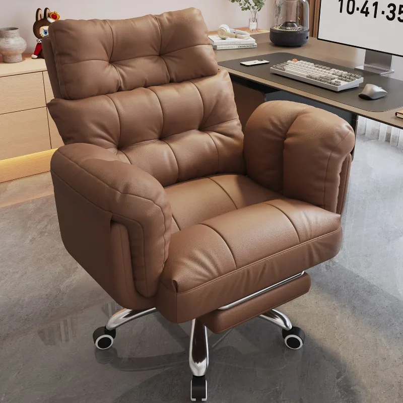 

Premium Ergonomic Office Chair High Back Executive Leather Chair with Lumbar Support and Headrest for Boss Manager Suite