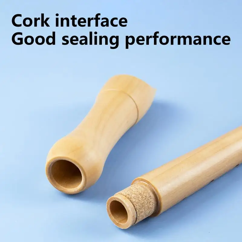 Wooden Recorder 8 Hole Fingering Flute Kids Soprano Recorder Soprano Recorder Instrument With Lubricating Grease And Cleaning