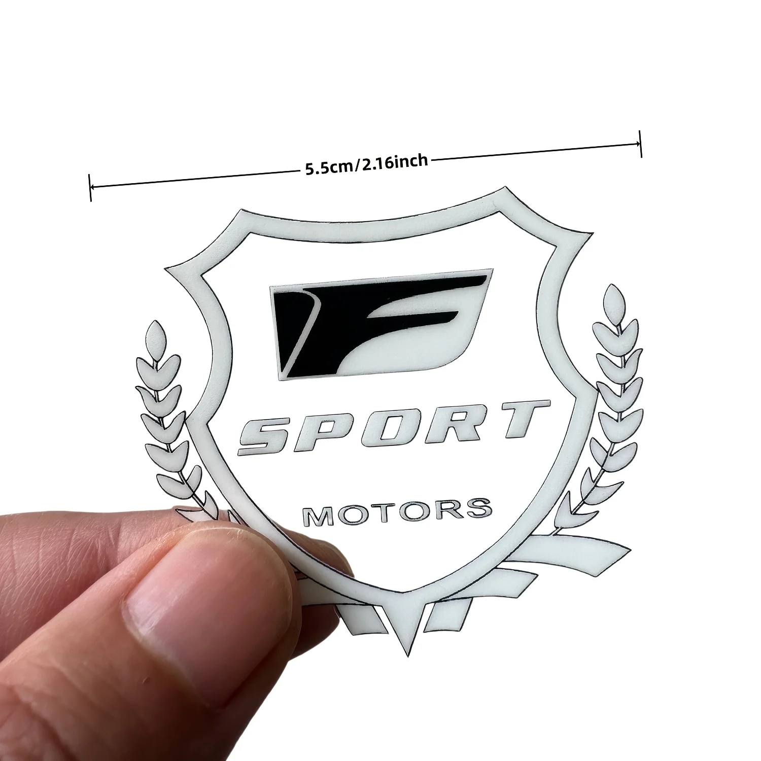 1Set F SPORT Car Badge Sticker Emblem Waterproof Vinyl Decal for Universal Vehicle Decor Accessory