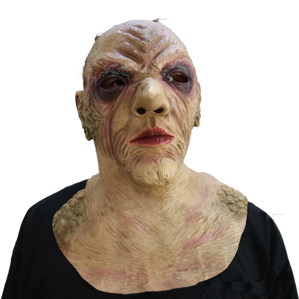 Hexenmaske, Halloween-Party-Requisite, Die Große Hohe Hexe, Nasen-Ghoul, Gruselige Latex-Kostümmaske, Dämonische Lange Spitze Nase, Monster-Maske – Detail 2