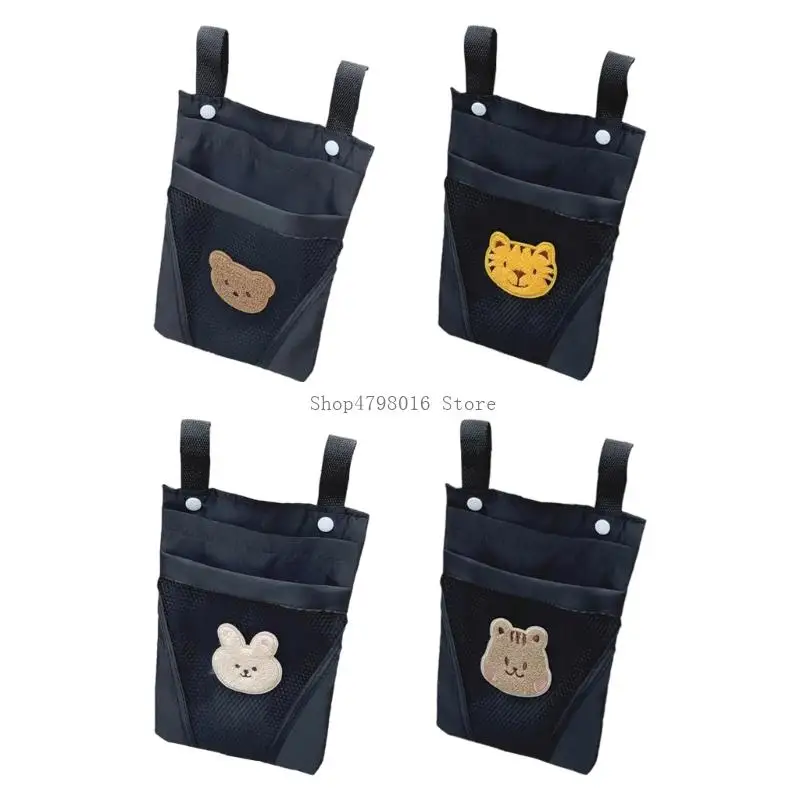 Cartoon Bike Hanging Bag Detachable Storage Bag Large Capacity 600D Oxford Fabric Easy Use For Tricycles Strollers