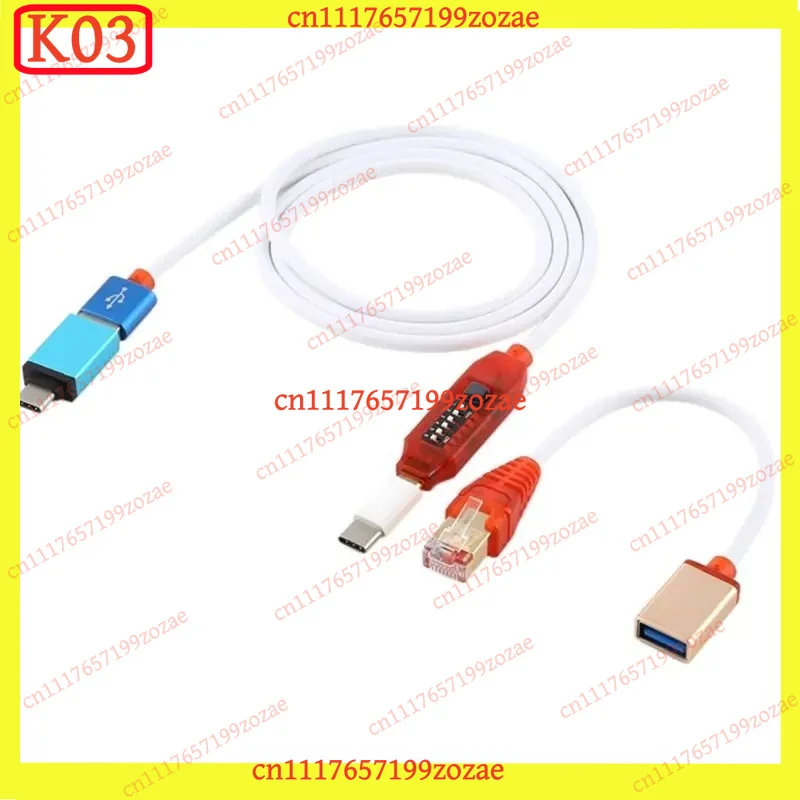 KJ02 Multifunction All‑In‑One Boot Cable Micro USB RJ45 EDL UMF Easy Switching Repair Replacement Parts