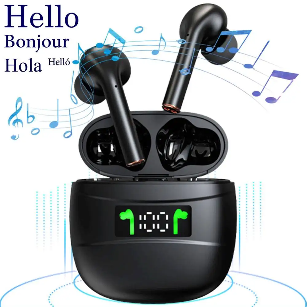 J3pro Wireless BT Translation Earbuds Real Time 144 Languages Language Translator Earbuds Noise Cancelling Translation Headphone