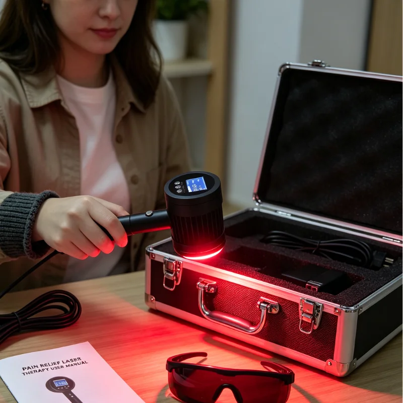 Clinical Grade 808nm Cold Laser Machine for Achilles Tendonitis Heel Spur Pain Relief Laser Frio Fisioterapia Home Wellness