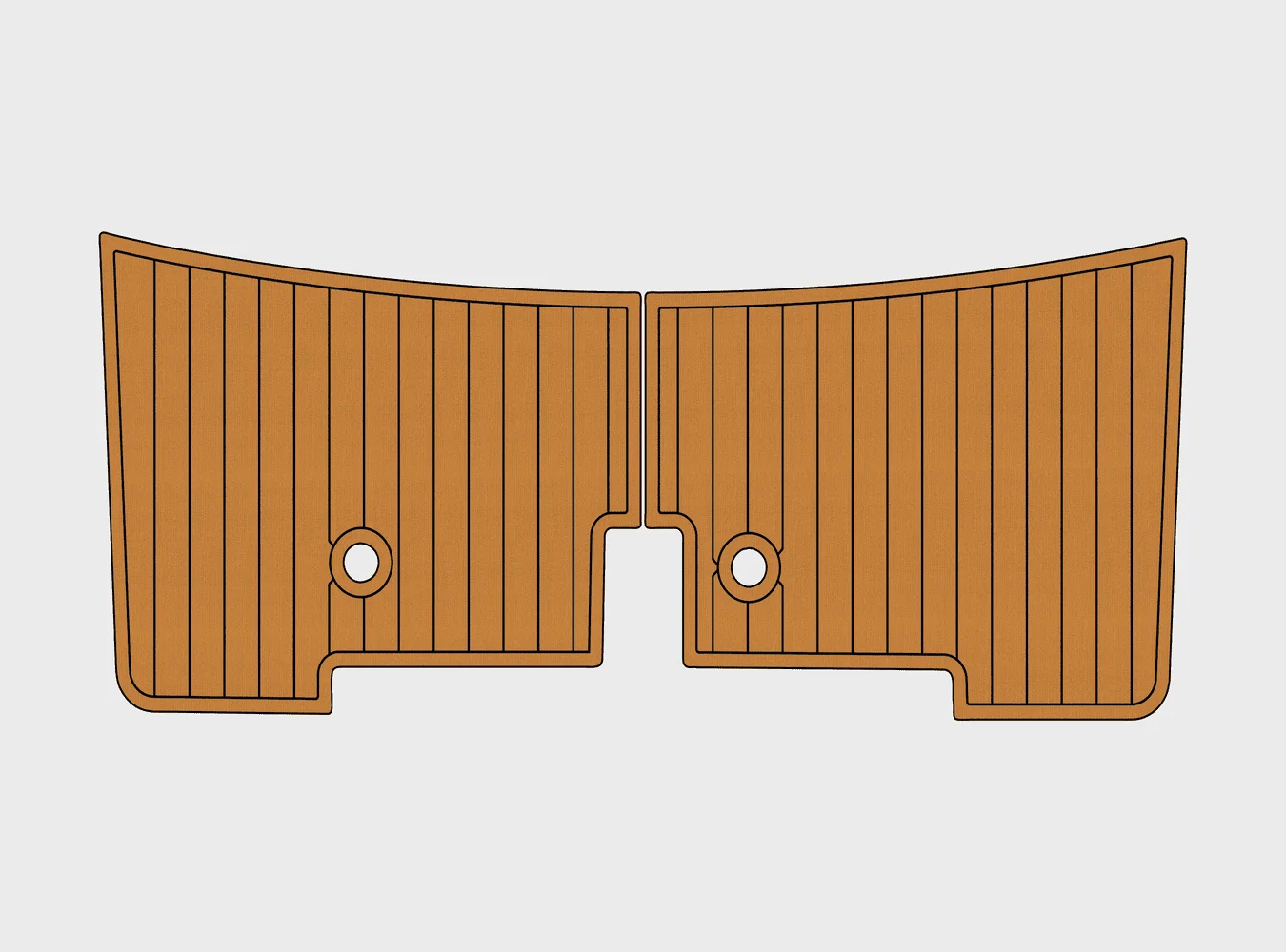 

2005-2007 Regulator 28 center Conso 1/4" 6mm EVA foam Non-Slip PVC Teak Decking marine Mat seadek aqua carpet Marine Floor