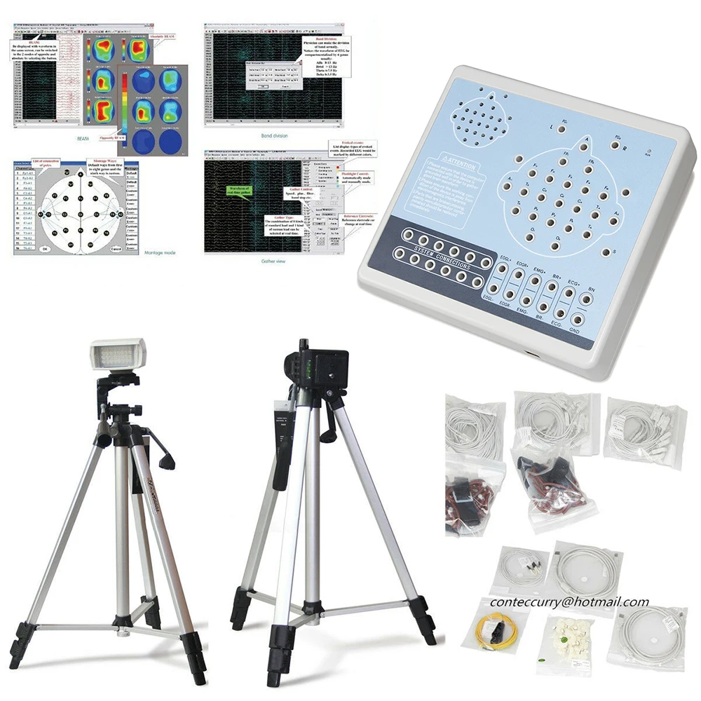 Imagem -05 - Digital 24 Canais Eeg Máquina Cérebro Atividade Elétrica Mapeamento Sistemas Eletroencefalógrafo Kt882400