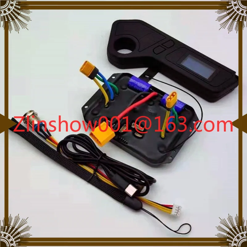 Electric four-wheel skateboard controller, one ESC remote control main control 36V glue filling double drive four-wheel drive
