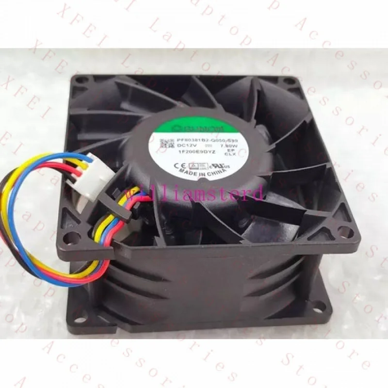 f-for-sunon-pf80381b2-q050-s99-dc12v-780w-8cm-4線式-4ピン-pwm冷却ファン