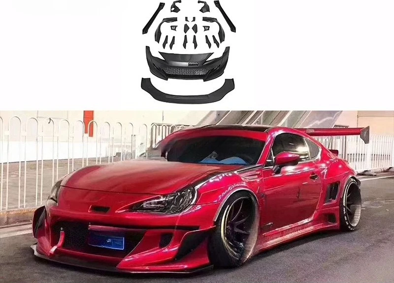 Für Toyota GT86 Subaru BRZ Upgrade Rocket Rabbit 3rd Generation Wide Body Surround Body Kit Front Bar