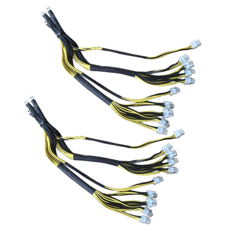 2X 1200W 1600W Output Wire New 10 Pin PCIE Powers Connector For Bitmain Antminer APW7 + APW3 PSU L3 D3