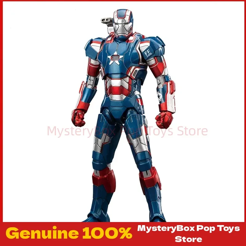 Hot Zd Toys Marvel War Machine Iron Patriot 1.0 Action Figure 7 Inch 1:10 Scale Movable Joint Super Hero Model From Iron Man
