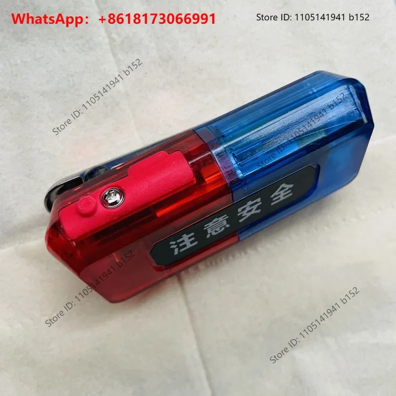 Type-c rechargeable gravity sensor shoulder light shoulder arm burst light led flash night run on duty property security