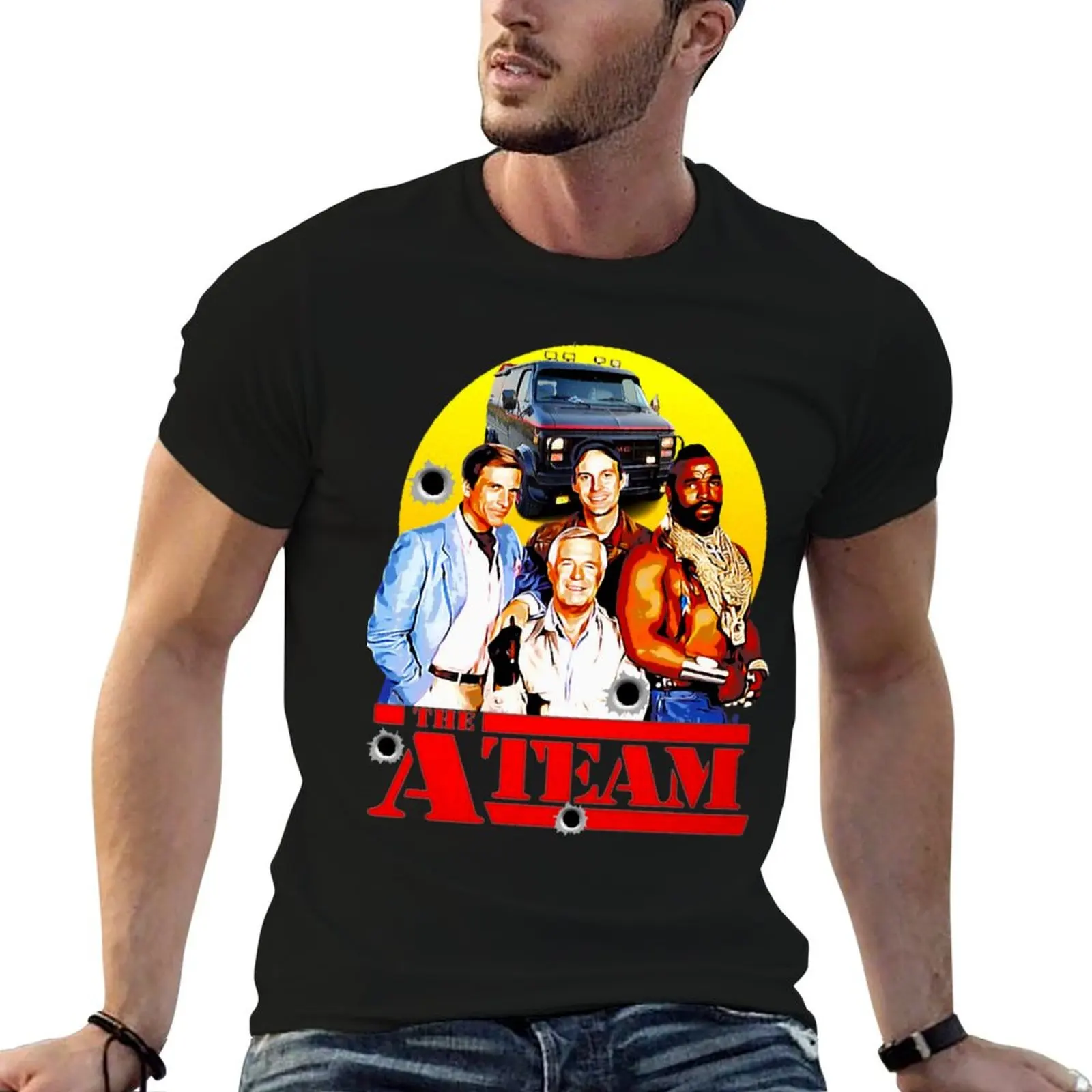 All risk agency the a team T-Shirt Work Comfort T-Shirt for Men