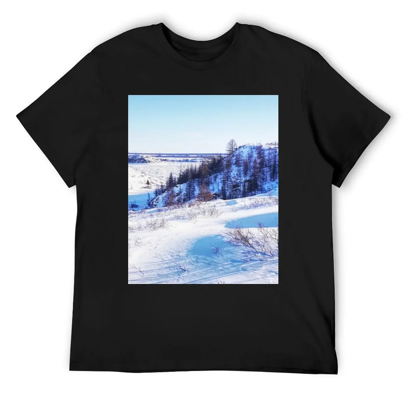 

Mountain view in Kuujjuaq-Nunavik T-Shirt graphic t shirt vintage man t shirt designer shirts oversized men clothes