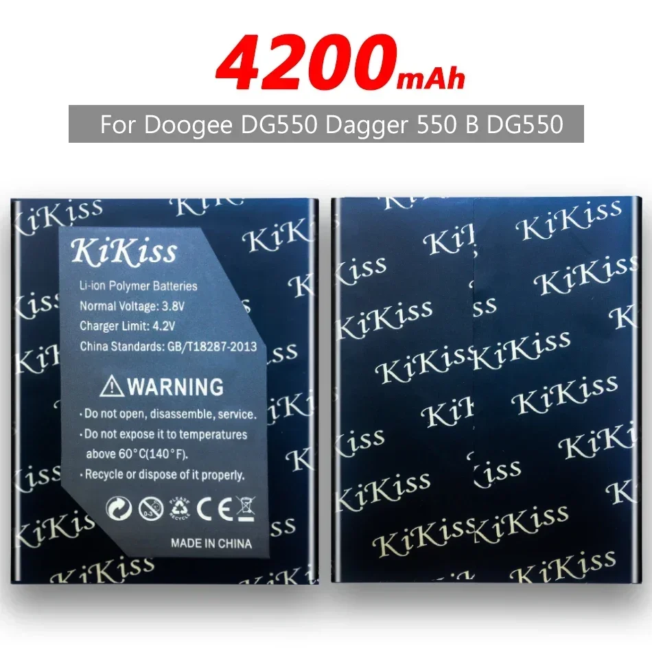 Baterai ponsel B-DG550 DG550 untuk Doogee Dagger 550 4200mAh baterai pengganti kapasitas nyata baterai Kualitas Terbaik