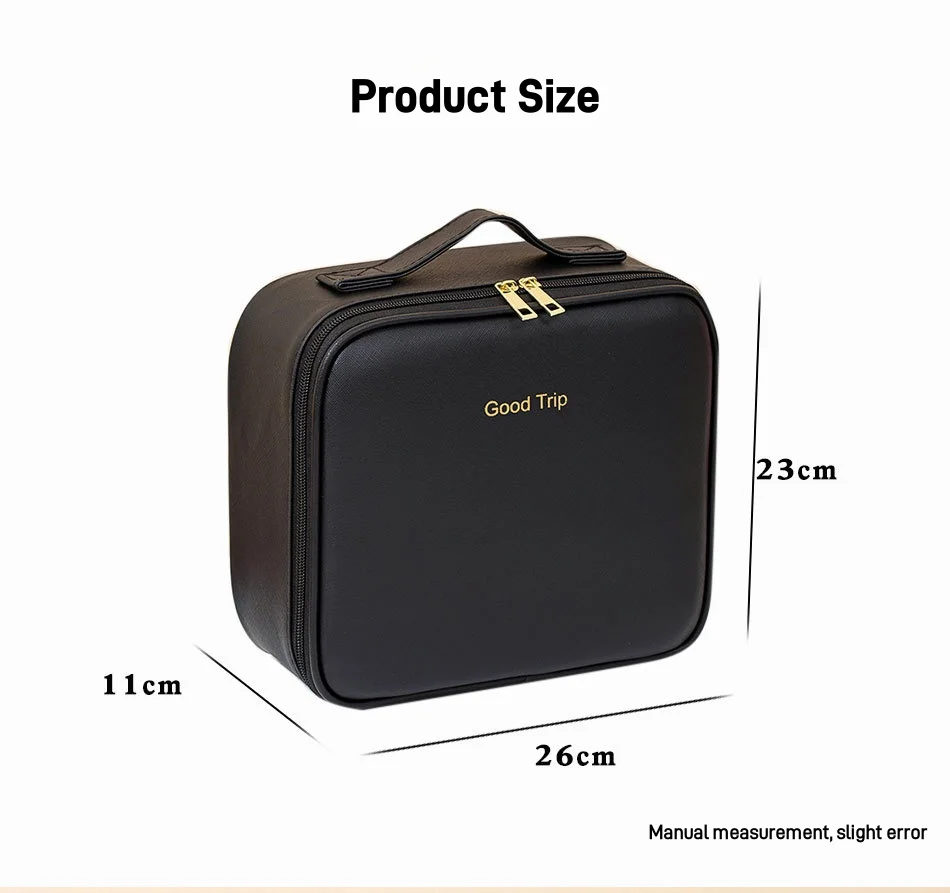 LED Makeup Case with Mirror 6
