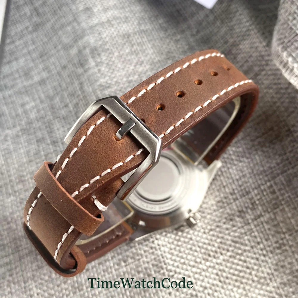 39mm Pilot Aviator Diving Watches Miyota8215 Automatic Mechanical Watch for Men 20BAR Waterproof Sapphire Crystal 316L Steel