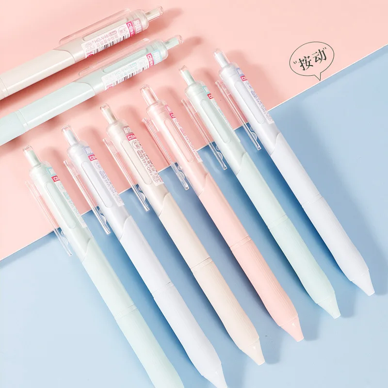 

3/6/12/18/24 Pcs Gel Pens Quick Drying 0.5mm Ink smoothly Writing Black/Blue/Red Ballpoint Pen Office Stationery School supplies