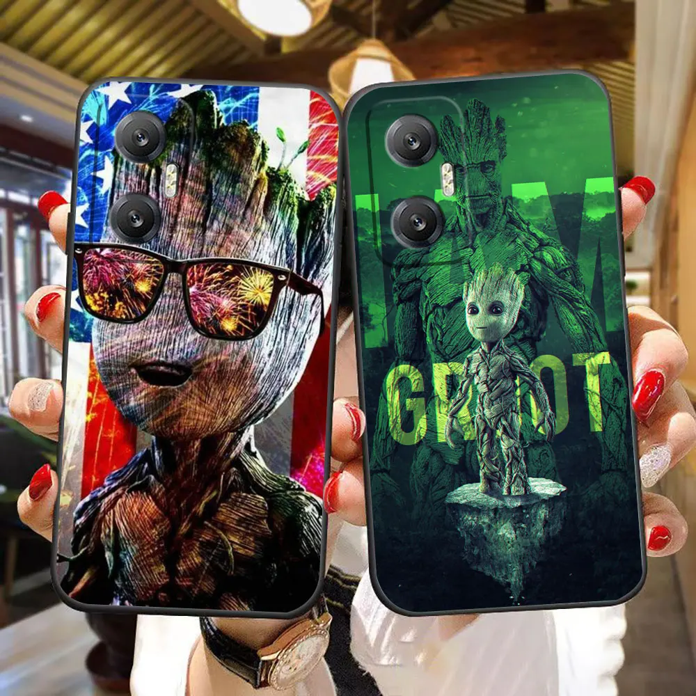 

Marvel Groot The Avengers Cover Phone Case For Infinix HOT 9 10 10I 10S 11 11S 12 12I 20 20I 20S 30 30I ZERO X 20 30 Case Funda